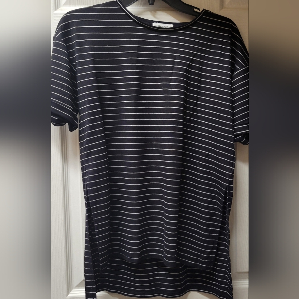 Mod Ref Sz Sm black w/white stripes